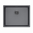 Кухонная мойка Paulmark LASSAN 54 UN LA54-GM, вороненая сталь, 540х440мм Кухонная мойка Paulmark LASSAN 54 UN LA54-GM, вороненая сталь, 540х440мм
