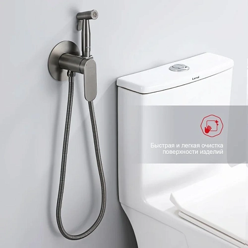 Гигиенический душ Raglo R10.52.09 встраиваемый, графит Гигиенический душ Raglo R10.52.09 встраиваемый, графит