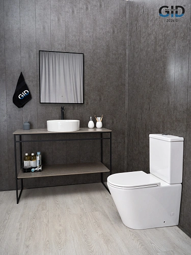 Раковина Gid N9423 51143 накладная белая 40x40x12 Раковина Gid N9423 51143 накладная белая 40x40x12