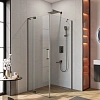 Душевой уголок CEZARES SLIDER-AH-1-90-80/90-C-GM 80-90x90см стекло прозрачное, профиль оружейная сталь Душевой уголок CEZARES SLIDER-AH-1-90-80/90-C-GM 80-90x90см стекло прозрачное, профиль оружейная сталь