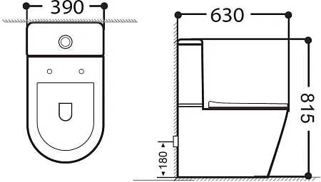 Бачок для унитаза Aquanet Atago 2.0 C2 LX-2904 Бачок для унитаза Aquanet Atago 2.0 C2 LX-2904