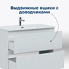Тумба с раковиной Aquanet Джейн 80 00332544 белый матовый Тумба с раковиной Aquanet Джейн 80 00332544 белый матовый