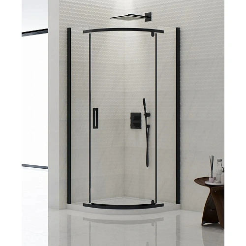 Душевой уголок NEW TRENDY NEW KOMFORT BLACK 90x90x195 K-0469 (черный) Душевой уголок NEW TRENDY NEW KOMFORT BLACK 90x90x195 K-0469 (черный)