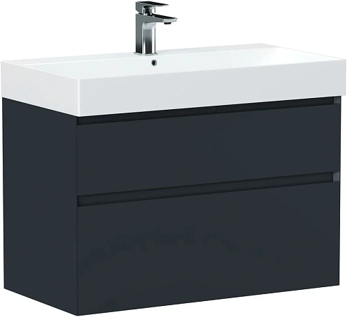 Тумба под раковину Allen Brau Infinity 85 1.210026.AM антрацит матовый Тумба под раковину Allen Brau Infinity 85 1.210026.AM антрацит матовый