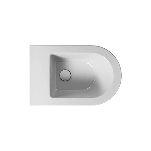 Биде напольное GSI KUBE X керамическое белый (9462111) Биде напольное GSI KUBE X керамическое белый (9462111)