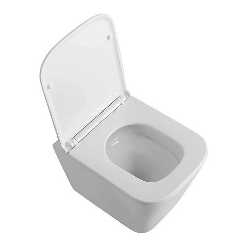 Унитаз подвесной BelBagno ARDENTE-R BB520CH-TOR/SC безободковый c сиденьем Унитаз подвесной BelBagno ARDENTE-R BB520CH-TOR/SC безободковый c сиденьем