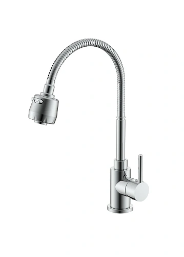 Смеситель для кухни Splenka S201.47 с гибким изливом, хром Смеситель для кухни Splenka S201.47 с гибким изливом, хром