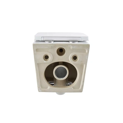 Унитаз подвесной GROSSMAN GR-4441SQ 53x36x36,5 белый, безободковый, торнадо с тонкой крышкой Унитаз подвесной GROSSMAN GR-4441SQ 53x36x36,5 белый, безободковый, торнадо с тонкой крышкой