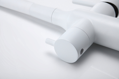 Смеситель для кухни Paulmark SALIX белый матовый Sa213419-WH Смеситель для кухни Paulmark SALIX белый матовый Sa213419-WH