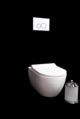 Унитаз подвесной Boheme Bianca матовый белый 963-WM Унитаз подвесной Boheme Bianca матовый белый 963-WM