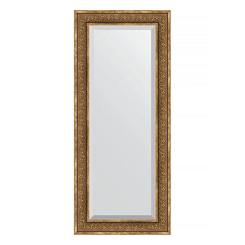 Зеркало в багетной раме Evoform Exclusive BY 3552 64 x 149 см, вензель бронзовый Зеркало в багетной раме Evoform Exclusive BY 3552 64 x 149 см, вензель бронзовый