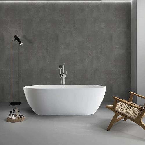 Акриловая ванна ABBER AB9263-1.5 белая Акриловая ванна ABBER AB9263-1.5 белая