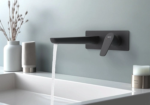 Смеситель для раковины Aquatek БЕТТА AQ1113MB Черный матовый, встраиваемый Смеситель для раковины Aquatek БЕТТА AQ1113MB Черный матовый, встраиваемый