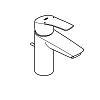 Смеситель для раковины Grohe Eurosmart 33265003 Смеситель для раковины Grohe Eurosmart 33265003