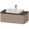 Картинка анонса товара «тумба под раковину duravit happy d.2 plus hp494107575 подвесная 100 см лен»