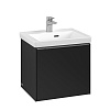 Картинка анонса товара «тумба под раковину villeroy &amp; boch subway 3.0 volcano black / volcano black c58000vl»
