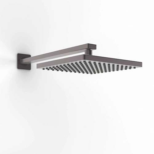 Душевая система BERGES NARDIS 3S встраиваемая, поворотный излив, оружейная сталь 071012 Душевая система BERGES NARDIS 3S встраиваемая, поворотный излив, оружейная сталь 071012