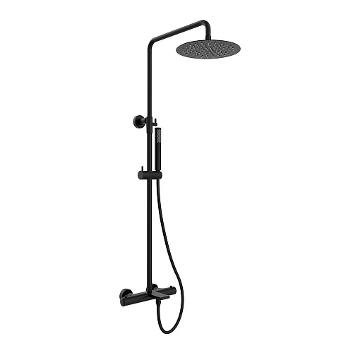 Душевая система Vincea Vogue VSFS-1V1TMB термостатическая, черный Душевая система Vincea Vogue VSFS-1V1TMB термостатическая, черный