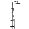 Картинка анонса товара «душевая система lemark tropic lm7002bl, черный»