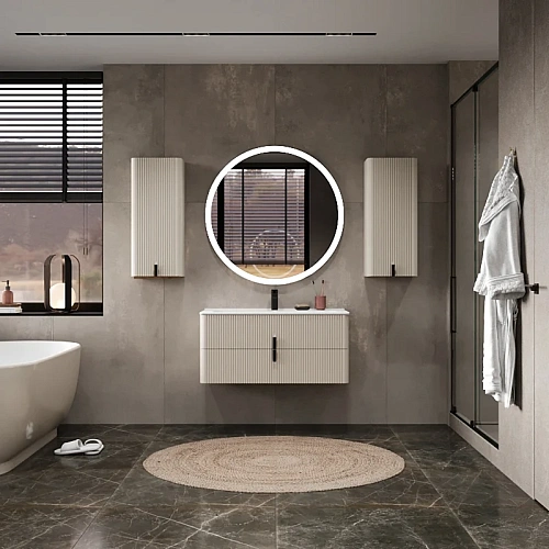 Шкаф-пенал PRATO Арно м8-35 правый 105 10-08035-00 02 БЕЖ бежевый матовый Шкаф-пенал PRATO Арно м8-35 правый 105 10-08035-00 02 БЕЖ бежевый матовый