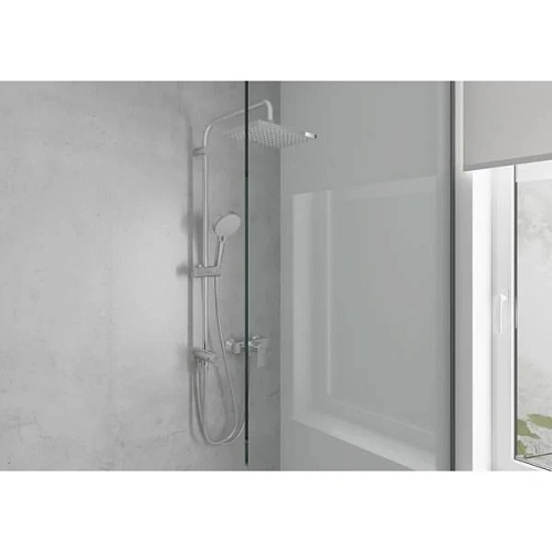 Душевая система Showerpipe 230 1jet Reno Hansgrohe Vernis Shape 26282000, хром Душевая система Showerpipe 230 1jet Reno Hansgrohe Vernis Shape 26282000, хром