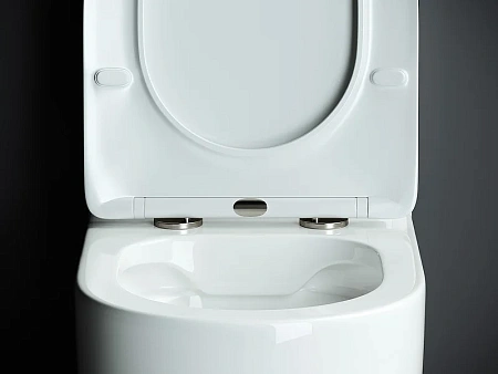 Чаша напольного унитаза Ceramica Nova MIA Rimless CN1801-B белый с сиденьем Чаша напольного унитаза Ceramica Nova MIA Rimless CN1801-B белый с сиденьем