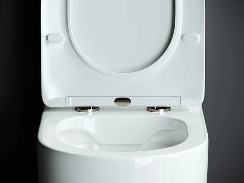 Чаша напольного унитаза Ceramica Nova MIA Rimless CN1801-B белый с сиденьем Чаша напольного унитаза Ceramica Nova MIA Rimless CN1801-B белый с сиденьем