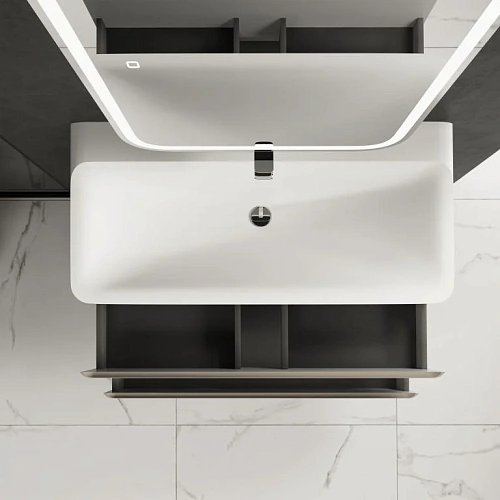 Тумба под раковину AQUAme S4 AQM900410BG бежевый Тумба под раковину AQUAme S4 AQM900410BG бежевый