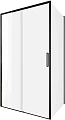 Душевой уголок Aquanet Pleasure Evo 110x100 AE65-110x100-BT профиль черный, прозрачное стекло Душевой уголок Aquanet Pleasure Evo 110x100 AE65-110x100-BT профиль черный, прозрачное стекло