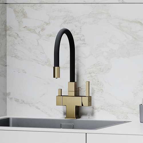 Смеситель для кухни Sancos Arno SC4005BG под фильтр, брашированное золото Смеситель для кухни Sancos Arno SC4005BG под фильтр, брашированное золото