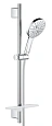 Душевой гарнитур GROHE Rainshower SmartActive 130 Cube, хром (26546000) Душевой гарнитур GROHE Rainshower SmartActive 130 Cube, хром (26546000)