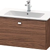 Тумба под раковину Duravit Brioso BR400201021 подвесная 82 см Орех темный Тумба под раковину Duravit Brioso BR400201021 подвесная 82 см Орех темный