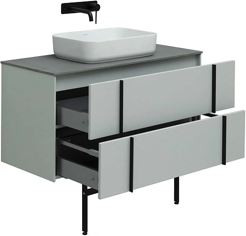 Тумба под раковину Allen Brau Reality 1.32007.PWM 100 рapyrus white matt Тумба под раковину Allen Brau Reality 1.32007.PWM 100 рapyrus white matt