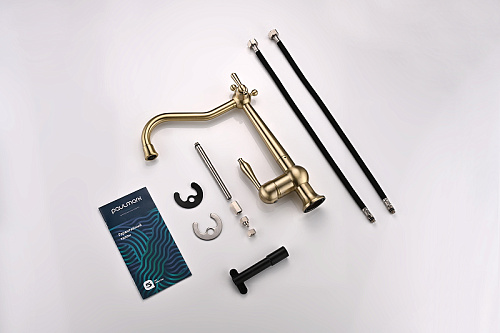 Смеситель для кухни Paulmark Retro бронза Re213226-BR Смеситель для кухни Paulmark Retro бронза Re213226-BR