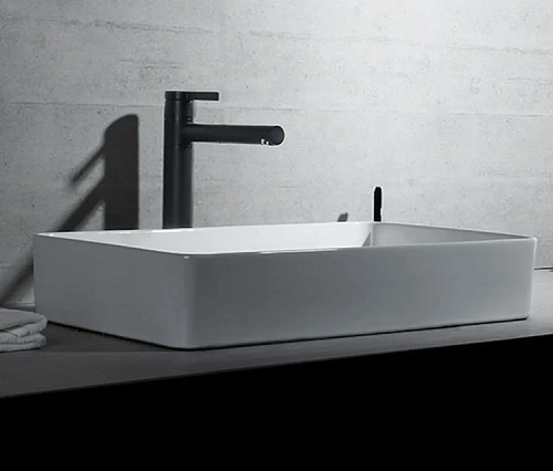 Раковина CeramaLux 9396 накладная, белый Раковина CeramaLux 9396 накладная, белый