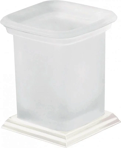 Стакан ART&MAX ZOE AM-G-6831D-BiZOE настольный, белый Стакан ART&MAX ZOE AM-G-6831D-BiZOE настольный, белый