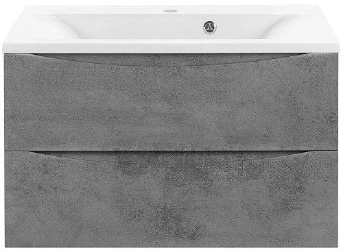 Тумба под раковину Vincea Mia 800 подвесная, 2 выкатных ящика soft close, Beton VMC-2MA800BT Тумба под раковину Vincea Mia 800 подвесная, 2 выкатных ящика soft close, Beton VMC-2MA800BT