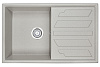Картинка анонса товара «кухонная мойка granula 8002, базальт, кварц 790х500»