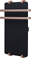Полотенцесушитель электрический Allen Brau Infinity 80x44 00325629 с рейлингом 2.0 и креплением, медь брашированная
