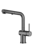 Смеситель для кухни Raglo R86.49.09 с выдвижным изливом, графит