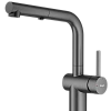 Смеситель для кухни Raglo R86.49.09 с выдвижным изливом, графит Смеситель для кухни Raglo R86.49.09 с выдвижным изливом, графит