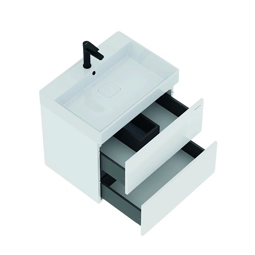 Тумба под раковину Onika Эсквана 65 см 106549 подвесная, белая (для Вилис 65) Тумба под раковину Onika Эсквана 65 см 106549 подвесная, белая (для Вилис 65)