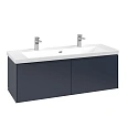 Тумба под раковину Villeroy & Boch Subway 3.0 с подсветкой Marine Blue / Marine Blue C601L2VQ Тумба под раковину Villeroy & Boch Subway 3.0 с подсветкой Marine Blue / Marine Blue C601L2VQ