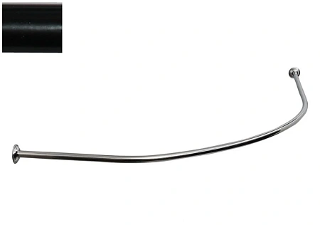 Карниз для ванны Aquanet Allento полукруглый 170x100 черный 00241473 Карниз для ванны Aquanet Allento полукруглый 170x100 черный 00241473