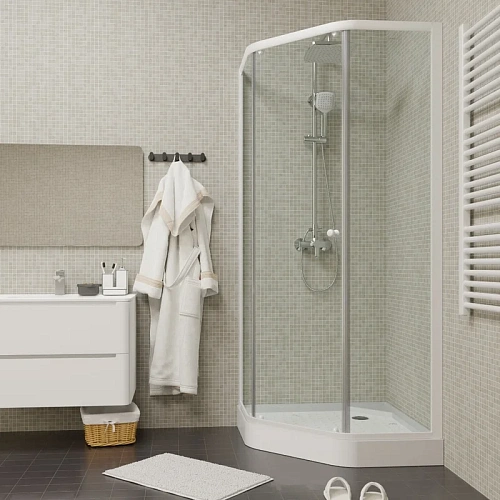 Душевой уголок Parly ZEP91 с поддоном 90х90х197 Душевой уголок Parly ZEP91 с поддоном 90х90х197