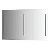 Зеркало EVOFORM Ledline BY 2121 с 3-мя встроенными LED-светильниками 16 W 120х75 cм Зеркало EVOFORM Ledline BY 2121 с 3-мя встроенными LED-светильниками 16 W 120х75 cм