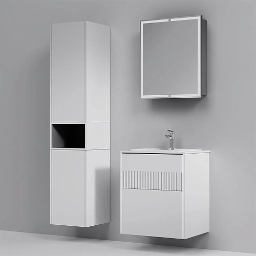 Тумба под раковину AM.PM Func M8FFUX0602WM push-to-open, 60 см, белый матовый Тумба под раковину AM.PM Func M8FFUX0602WM push-to-open, 60 см, белый матовый