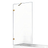 Картинка анонса товара «шторка на ванну new trendy avexa gold brushed 70 см exk-2006 (брашированное золото)»