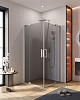 Картинка анонса товара «душевой уголок cezares slider-ah-2-90/100-100/110-grigio-cr 90-100x100-110см стекло тонированное (графит), профиль хром»