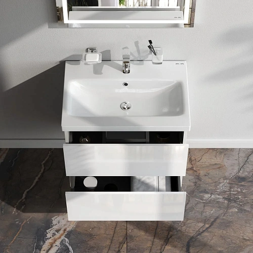 Тумба под раковину AM.PM Gem M90FHX06022WG подвесная, 60 см push-to-open, белый Тумба под раковину AM.PM Gem M90FHX06022WG подвесная, 60 см push-to-open, белый